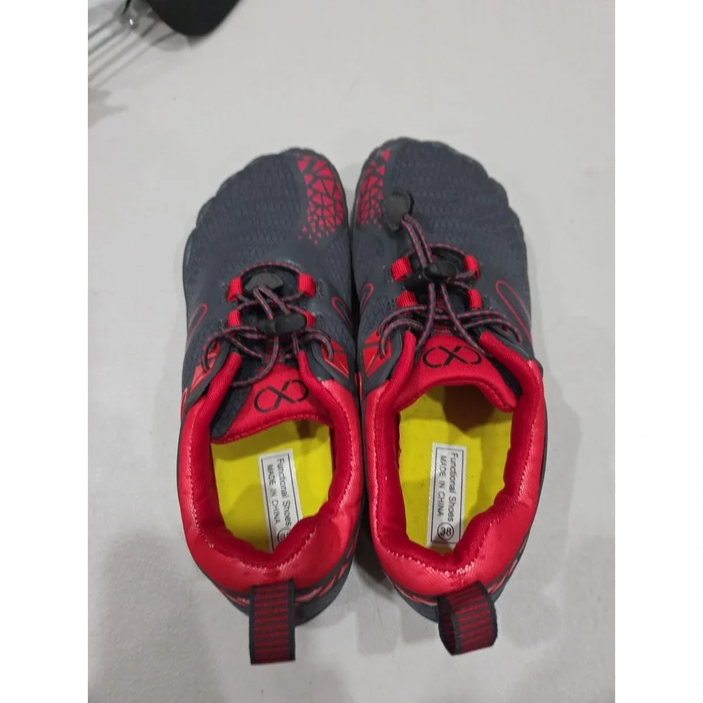 XIHALOOK  Hiking‎ Water Shoes Womens Mens Quick Dry Barefoot Red Sz M6 W7.5